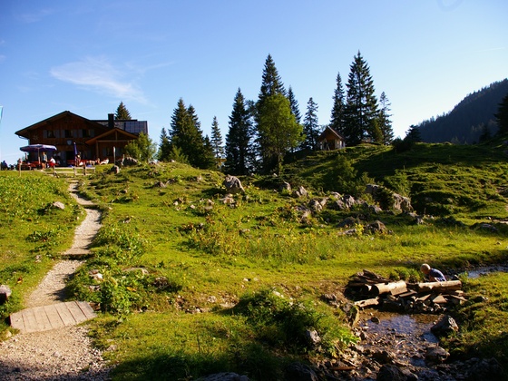 Quelle nahe der Tutzinger Hütte