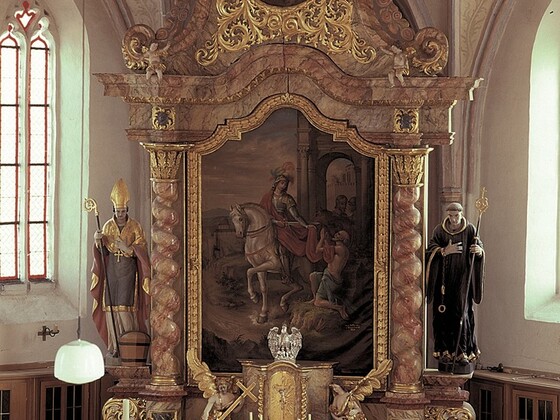 Hochaltar der Kirche St. Martin 