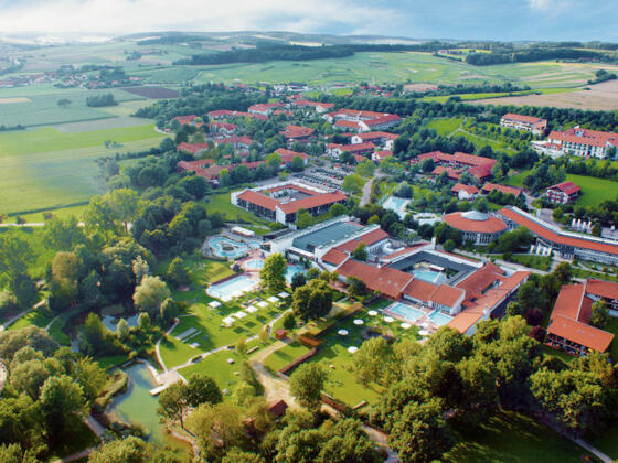 Bad Birnbach mit Rottal Terme aus der Luft