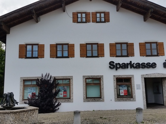Sparkasse Inzell Haupteingang