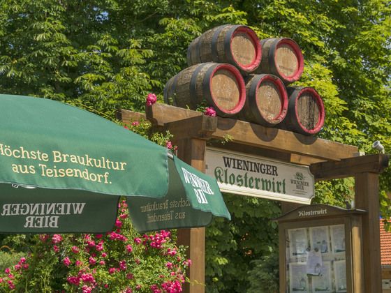 Teisendorfer Bierwanderweg Einkehr beim Klosterwirt Höglwörth