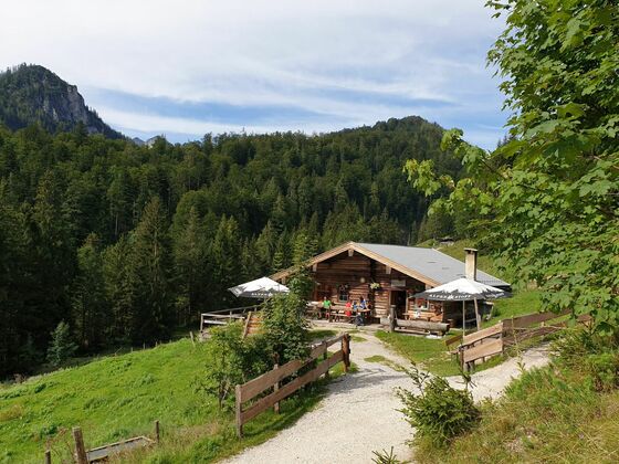 Inzell - Blick zur Harbachalm