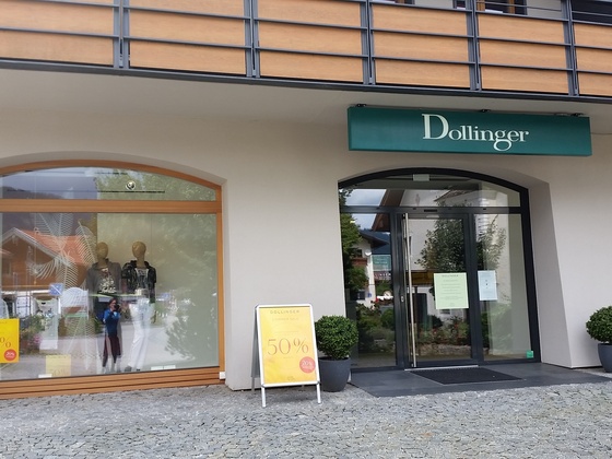 Modehaus Dollinger Eingang