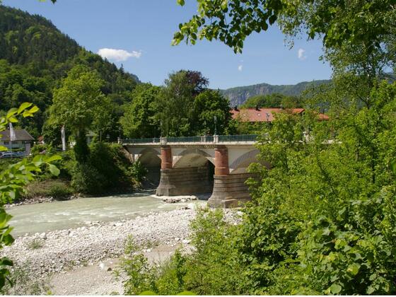 Luitpoldbrücke Bad Reichenhall Kirchberg