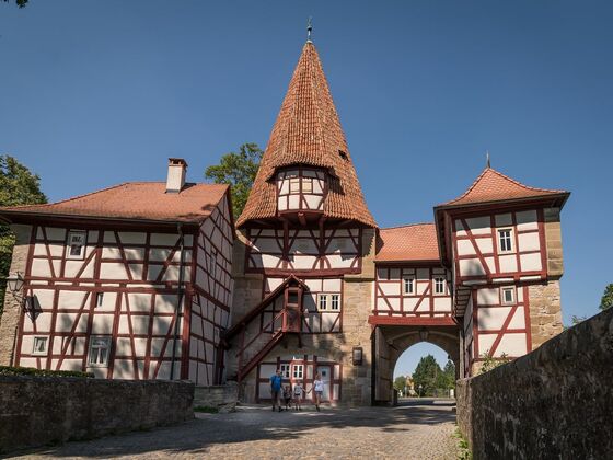 Rödelseer Tor -  das Wahrzeichen der Weinstadt Iphofen