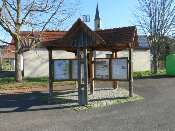 Infostand in Seinsheim
