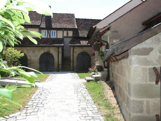 Im Innenhof der Kirchenburg