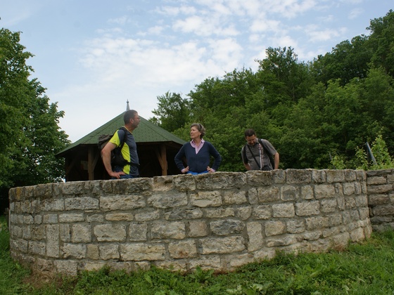 Schutzhütte an der Weinlage &quot;Obernbreiter Kanzel&quot;