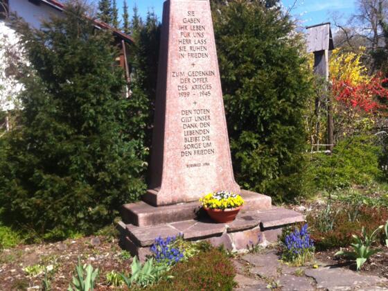 Kriegerdenkmal in Bernried