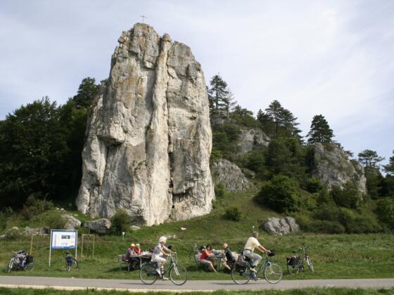Infotafel Burgstein bei Dollnstein