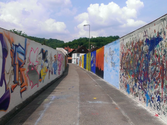 Grafitti walls in Eichstätt