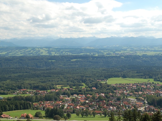 Panoramablick vom Hohen Peißenberg