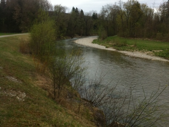An der Ammer gibt es wunderschöne Rastplätze