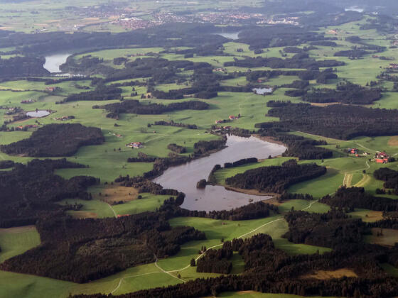 Deutensee in der Nähe von Riesen bei Peiting