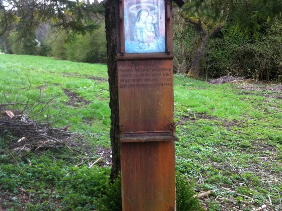 Wegkreuz an der Ammer