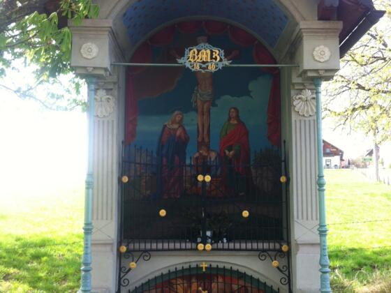 Offene Wegkapelle bei Oberhof