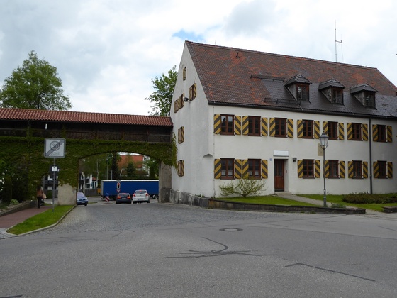 Münzgebäude der Stadt Schongau vor der Restaurierung 2020