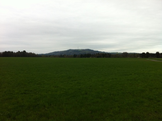 Weitblick auf den Peißenberg
