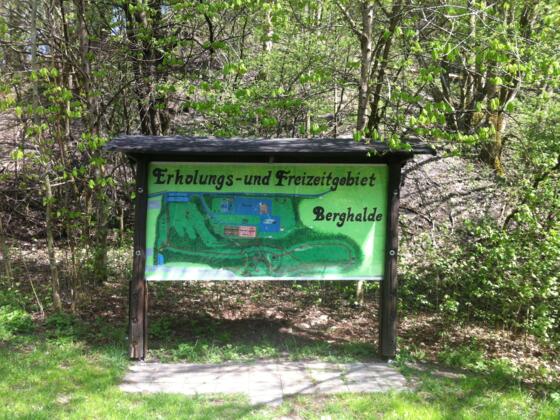 Wanderschild Naturerlebnis Berghalde
