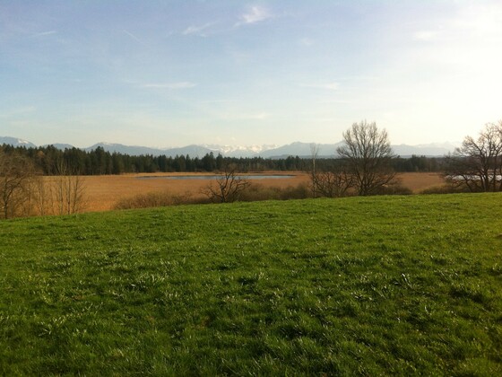 Weitblick auf die Alpenkette