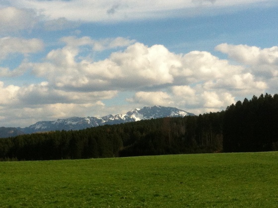 Weitblick auf die Alpenkette