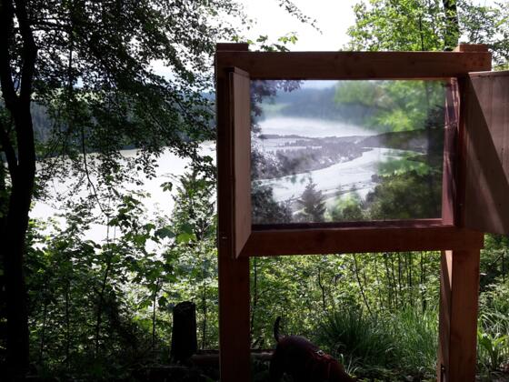 Panoramafenster: Der Lech - gestern und heute