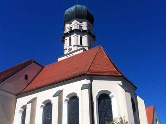 Die Stadtpfarrkirche Mariae Himmelfahrt in Schongau.