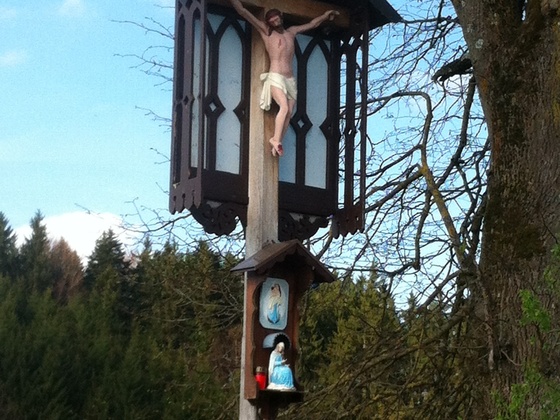 Wegkreuz zwischen Sankt Johannisrain und Edenhof