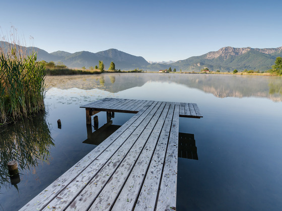 Radtour - Das Blaue Land - Der Eichsee bei Großweil