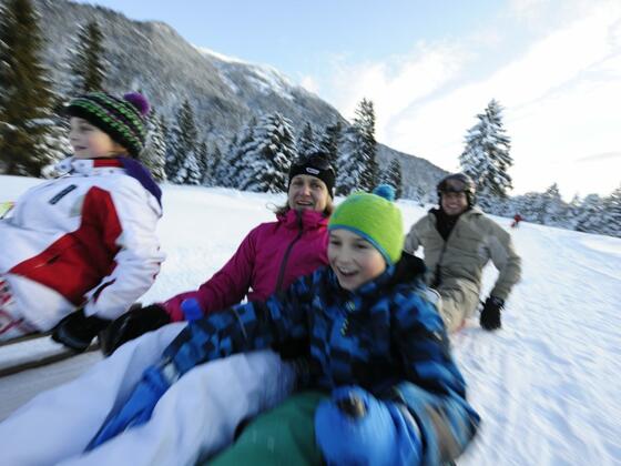 Rodeln im ZugspitzLand - Farchant am Ried