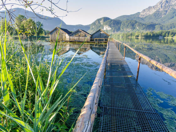 Wanderung - Loisach-Rundweg - Bootshäuser am Kochelsee