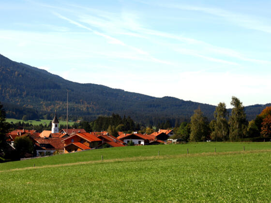 Wanderung Unterammergau - Altenau - Unternogg - Blick auf Altenau
