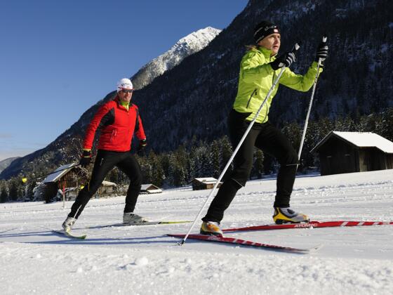 Langlaufen im ZugspitzLand - Oberau im Ried