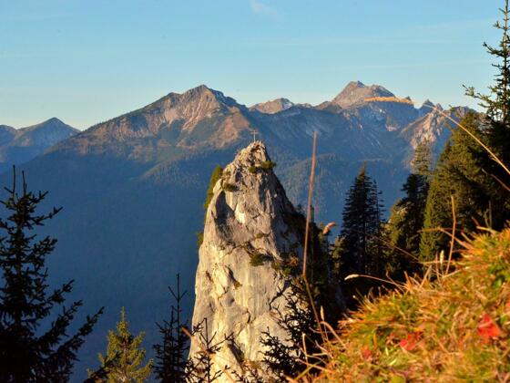 Fernwanderwerg Maximiliansweg - Pürschlingnadel mit Scheinberg und Hochplatte