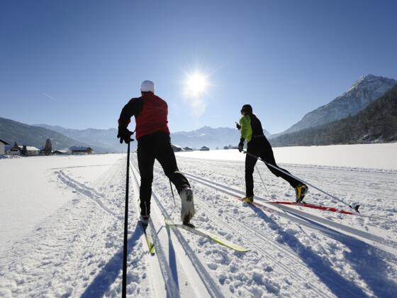 Langlaufen im ZugspitzLand - Farchanter West Loipe Blau