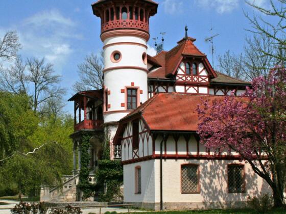 Das Kurparkschlössl in Herrsching.