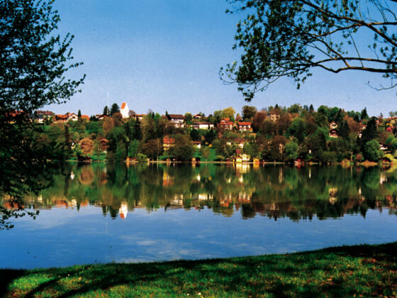 Blick auf Hechendorf.