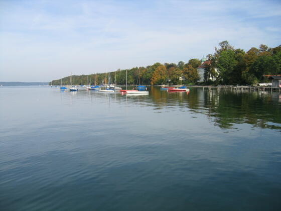 Am Ostufer des Starnberger Sees.