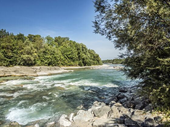 Die Isar bei Lenggries
