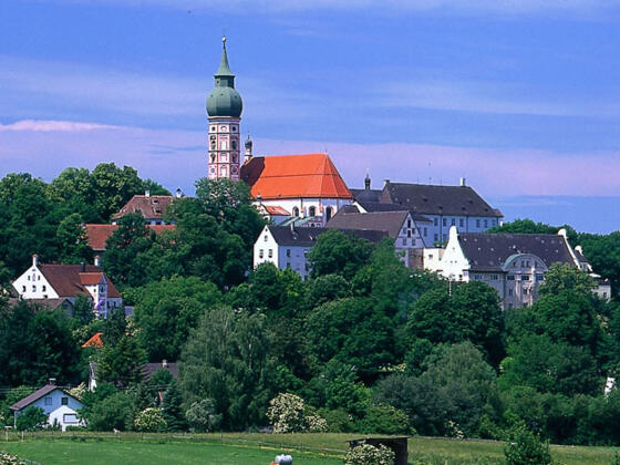 Das Kloster Andechs.