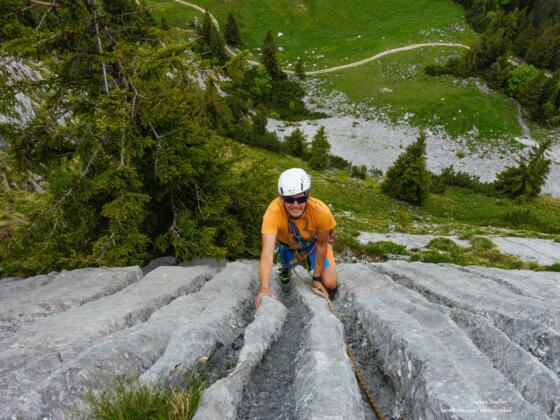 die perfekten Wasserrillen sind gut zu greifen