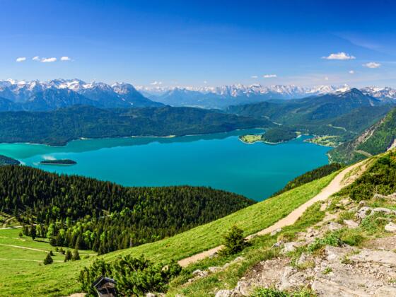 Jochberg mit Walchensee