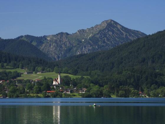 Altwiessee mit dem Kampen im Hintergrund