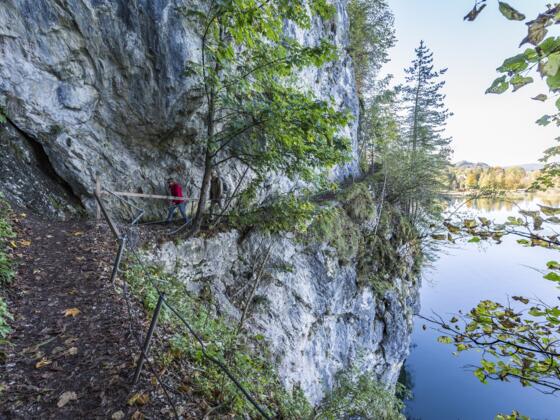 Felsenweg am Kochelsee