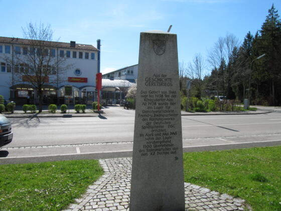 Stele Weg der Geschichte Süd