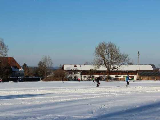 Loipe in Benediktbeuern