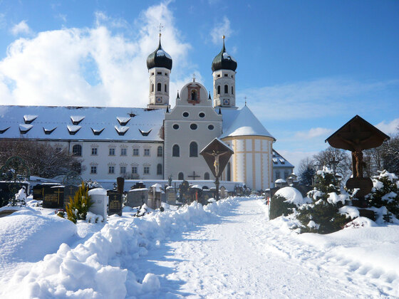 Basilika des Klosters Benediktbeuern