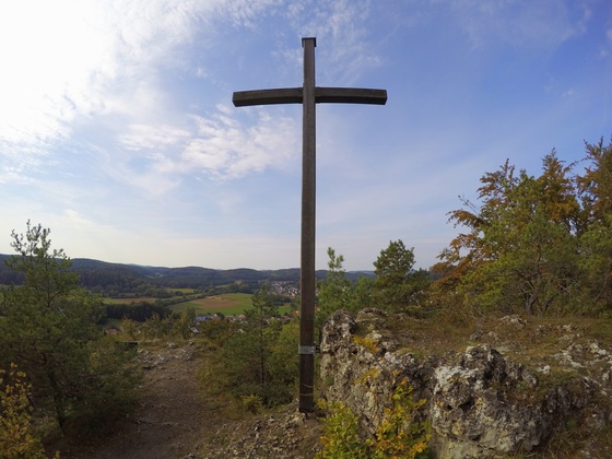 Der Aussichtspunkt am Hartenfels bei Neukirchen