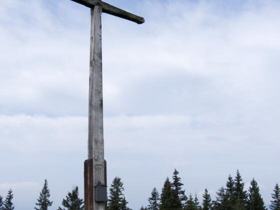 Am Gipfel des Rechelkopfes.