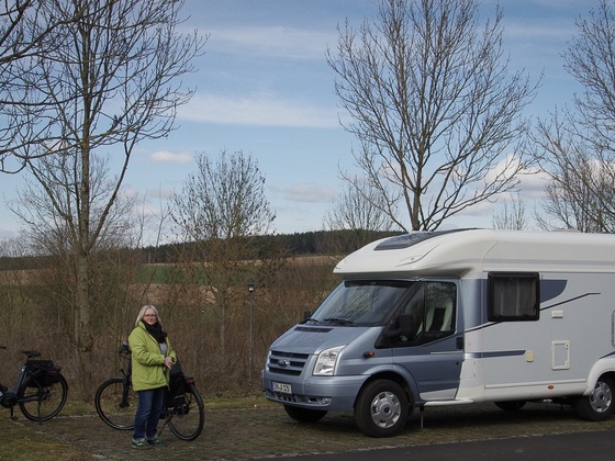 Wohnmobilstellplatz beim Sybillenbad